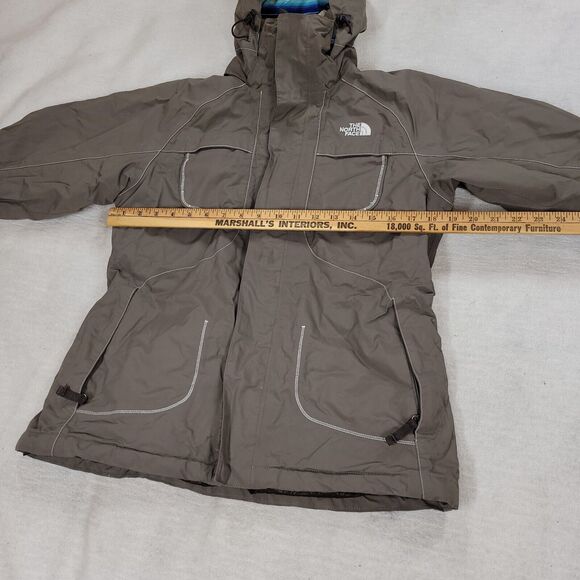 The North Face Jacket Womens Size M Brown Full Zip Snow Skiing Winter Cold Coat - Picture 8 of 16